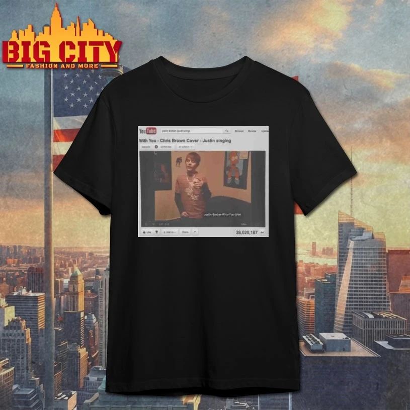 Justin Bieber With You Iconic Pop Style T-shirt