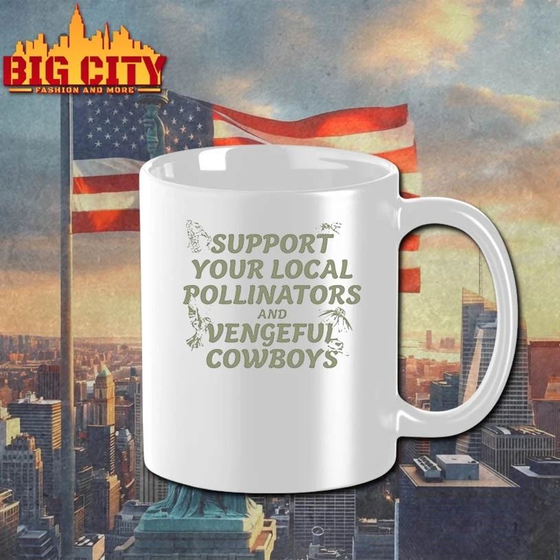 Hangman Adam page support your local pollinators and vengeful cowboys T-shirt