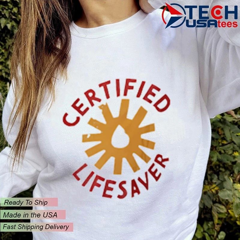 Certified Lifesaver logo shirt