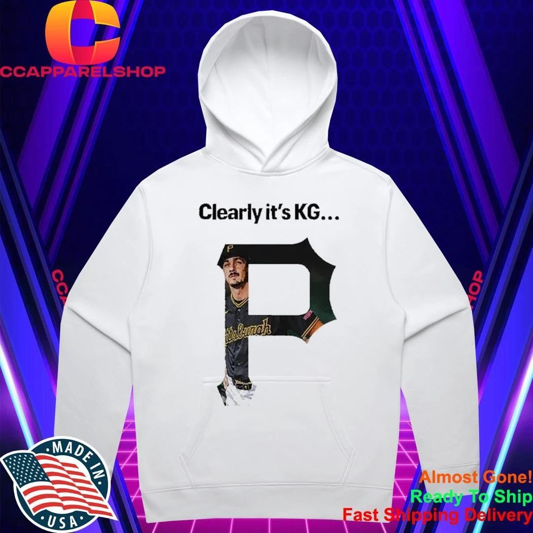 Clearly It’S KG Pittsburgh Pirates Player Portrait Within P Logo Shirt