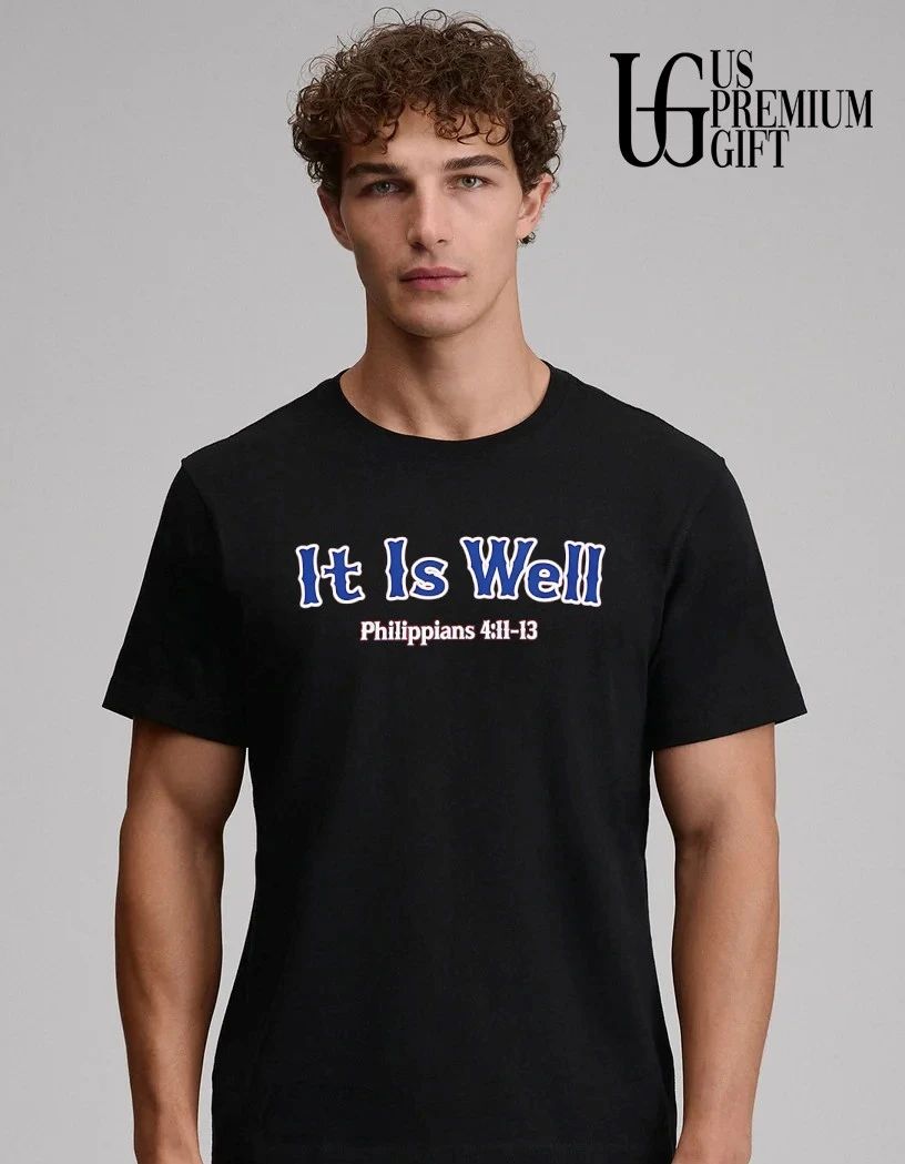 It is Well Philippians 4 11 13 Boston Red Sox baseball shirt