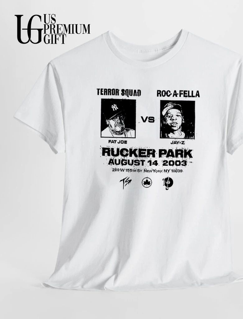 Terror Squad Fat Joe and Roc-A-Fella Jay-Z Rucker Park 2003 shirt