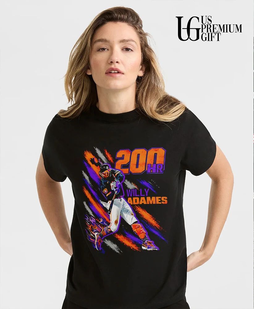 Willy Adames San Francisco Giants Baseball 200 Home Run shirt