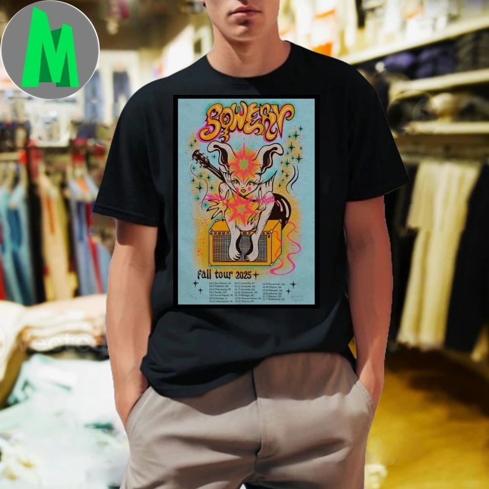Sqwerv Fall Tour 2025 Poster Shirt
