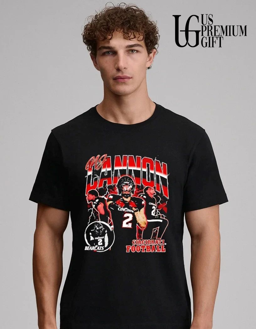 MJ Cannon Illustration Cincinnati Bearcats Football 2026 graphic shirt