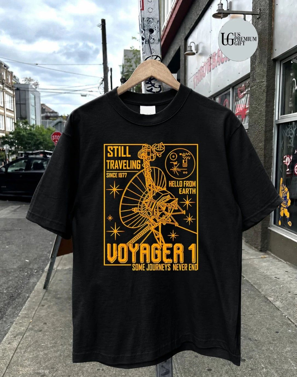 Still Traveling since 1977 Hello From Earth Voyager 1 Some Journeys Never End shirt