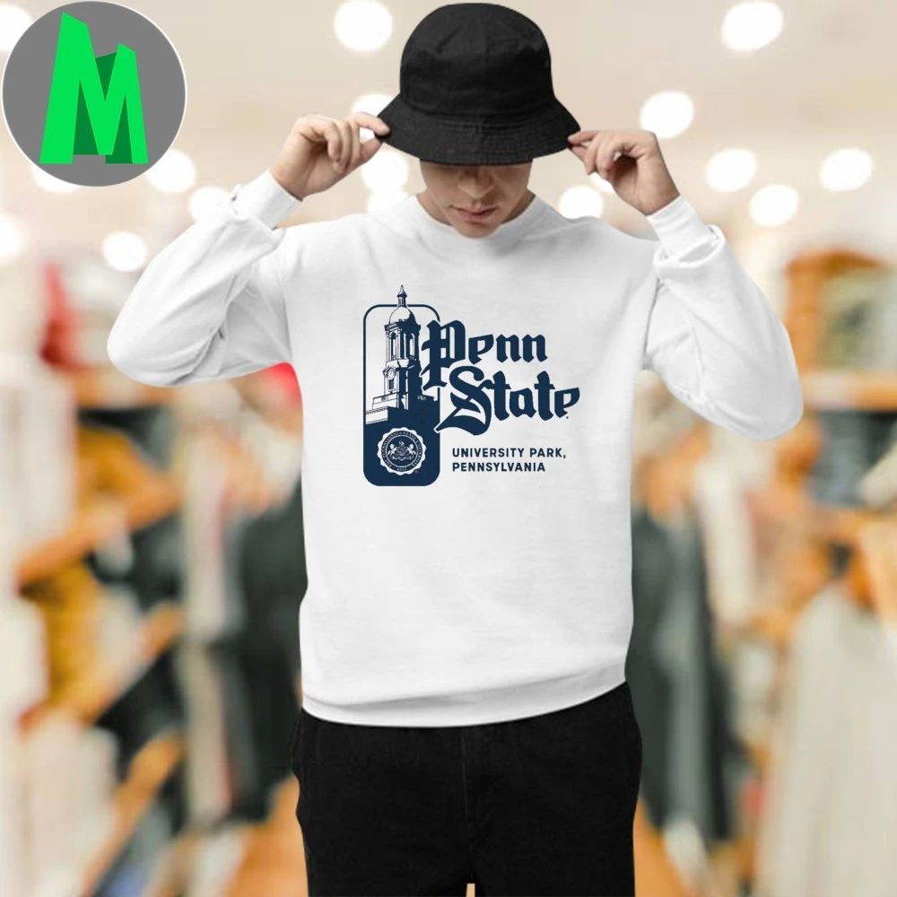 Penn State University Park Pennsylvania Old Main and Script Shirt