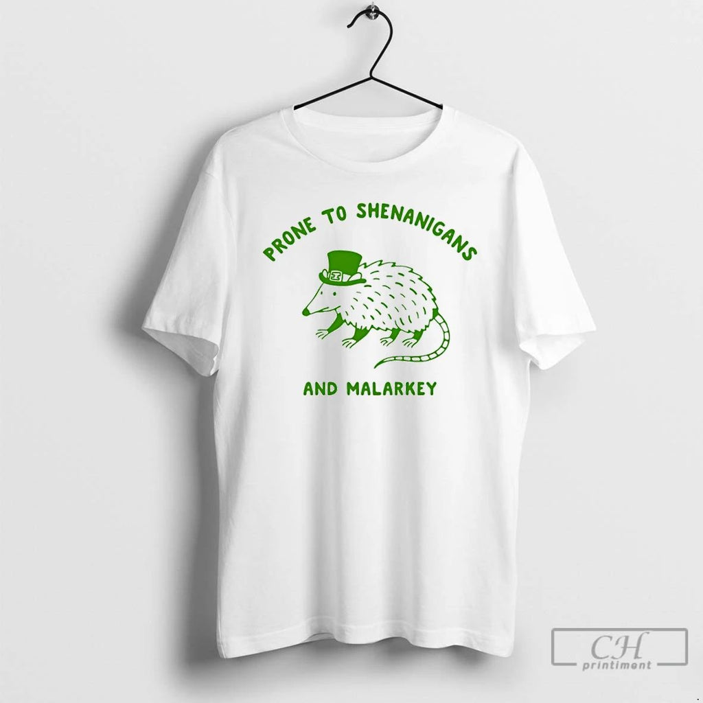 Classic Opossum Prone To Shenanigans And Malarkey St Patricks Day