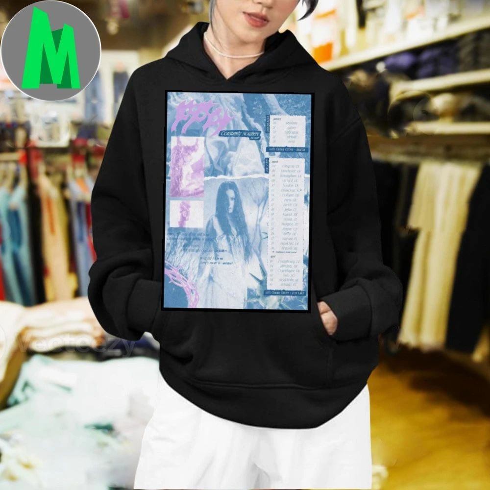 Poppy Constantly Nowhere AUS, EU, UK Tour 2026 Poster Shirt
