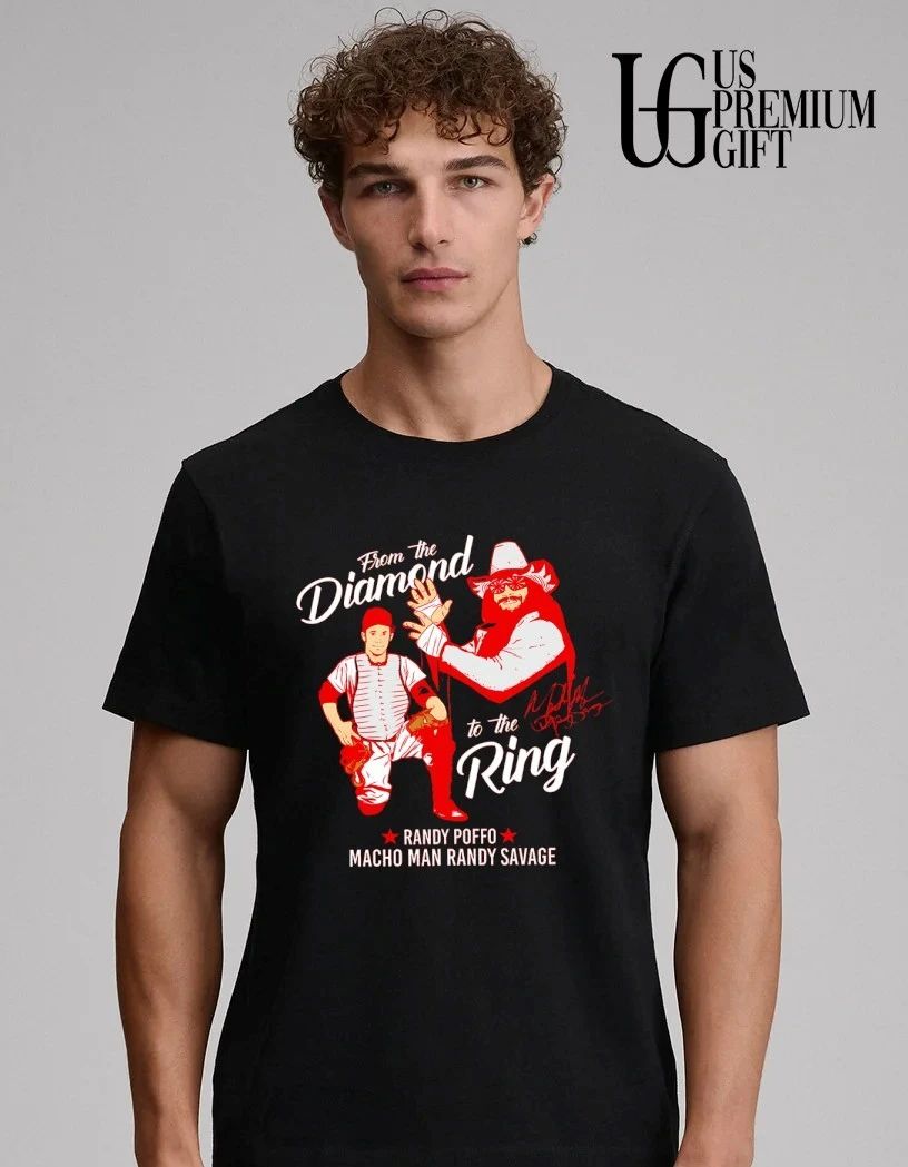 From The Diamond To The Ring Randy Poffo Macho Man Randy Savage signature shirt