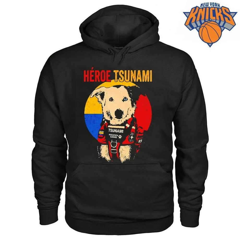 Heroe Tsunami Venezuela K9 Rescue Dog Distressed Circle Shirt
