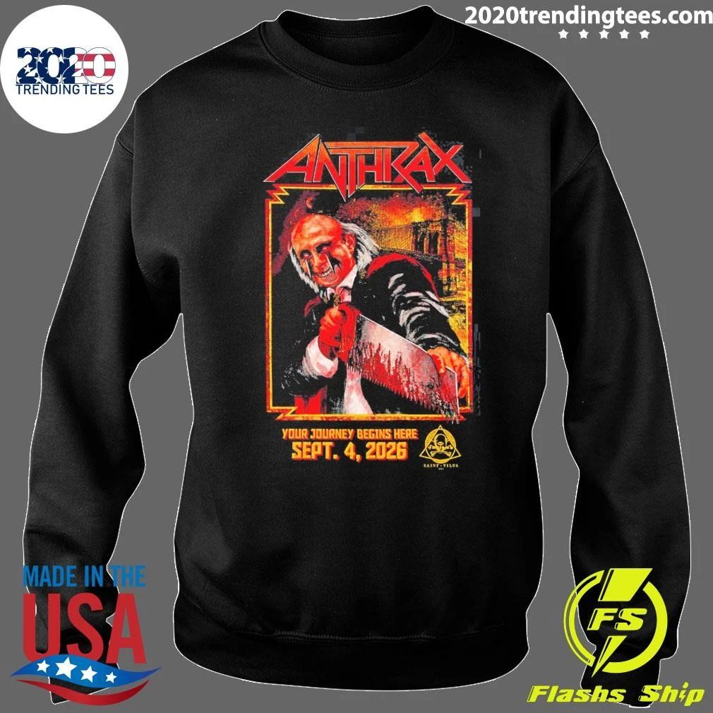 Anthrax New York City 2026 Event Tee Live At Saint Vitus On September 4 2026 Shirt