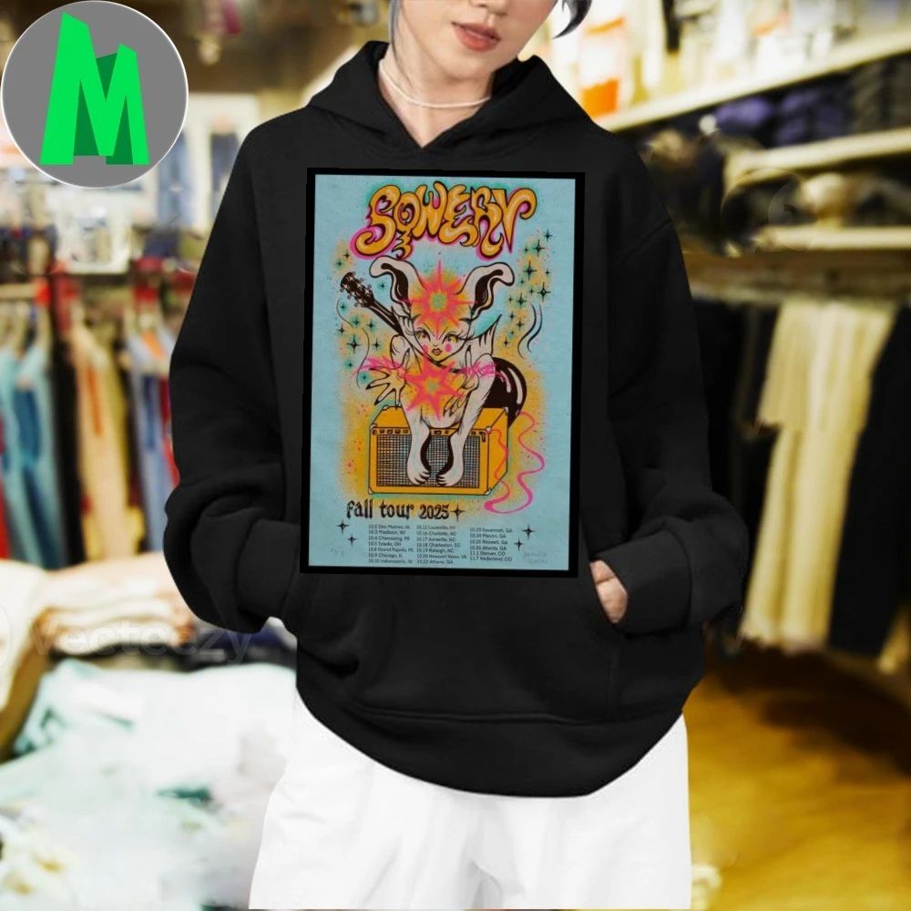 Sqwerv Fall Tour 2025 Poster Shirt
