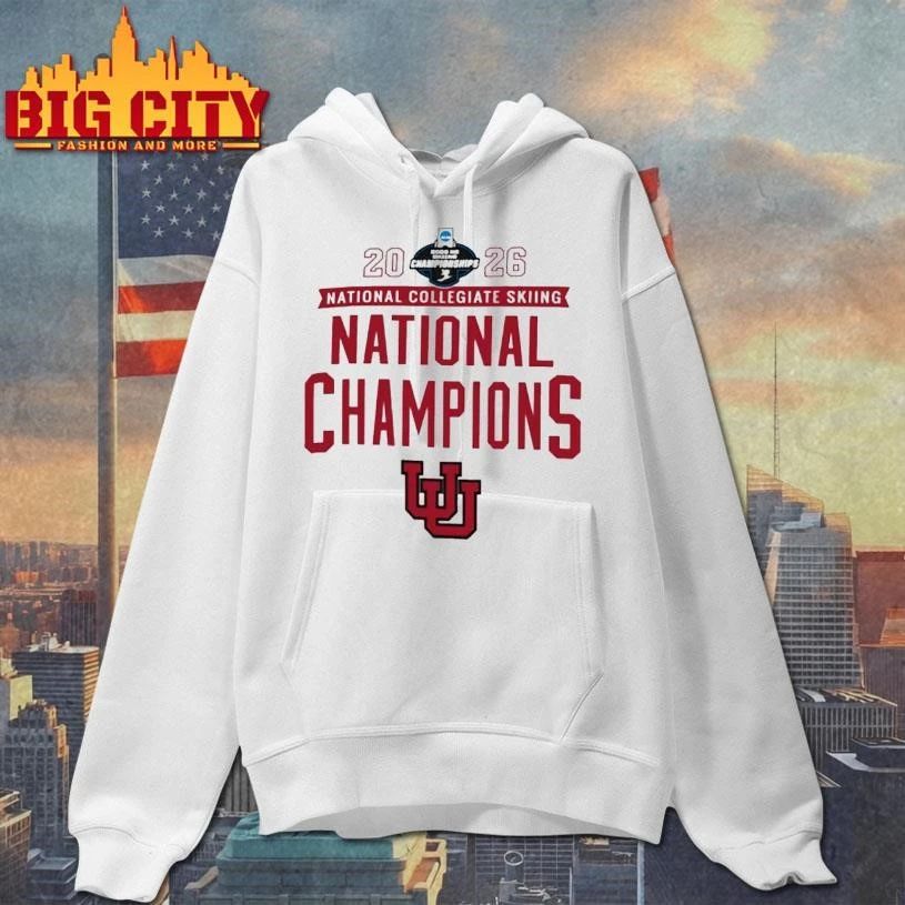 tah Utes 2026 Ncaa National Collegiate Skiing National Champions Shirt