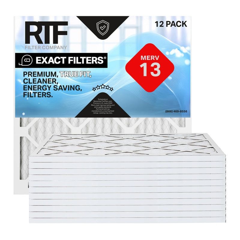 34-1/2×39-7/8×1 Exact Filters Pleated MERV 13 (12 pack)