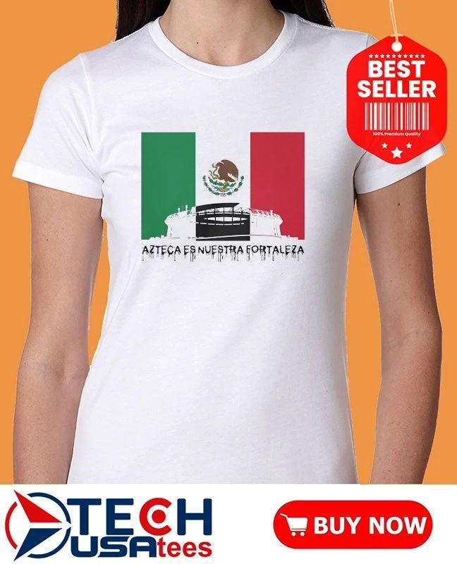 Estadio Azteca Altitude Mexico Football flag shirt