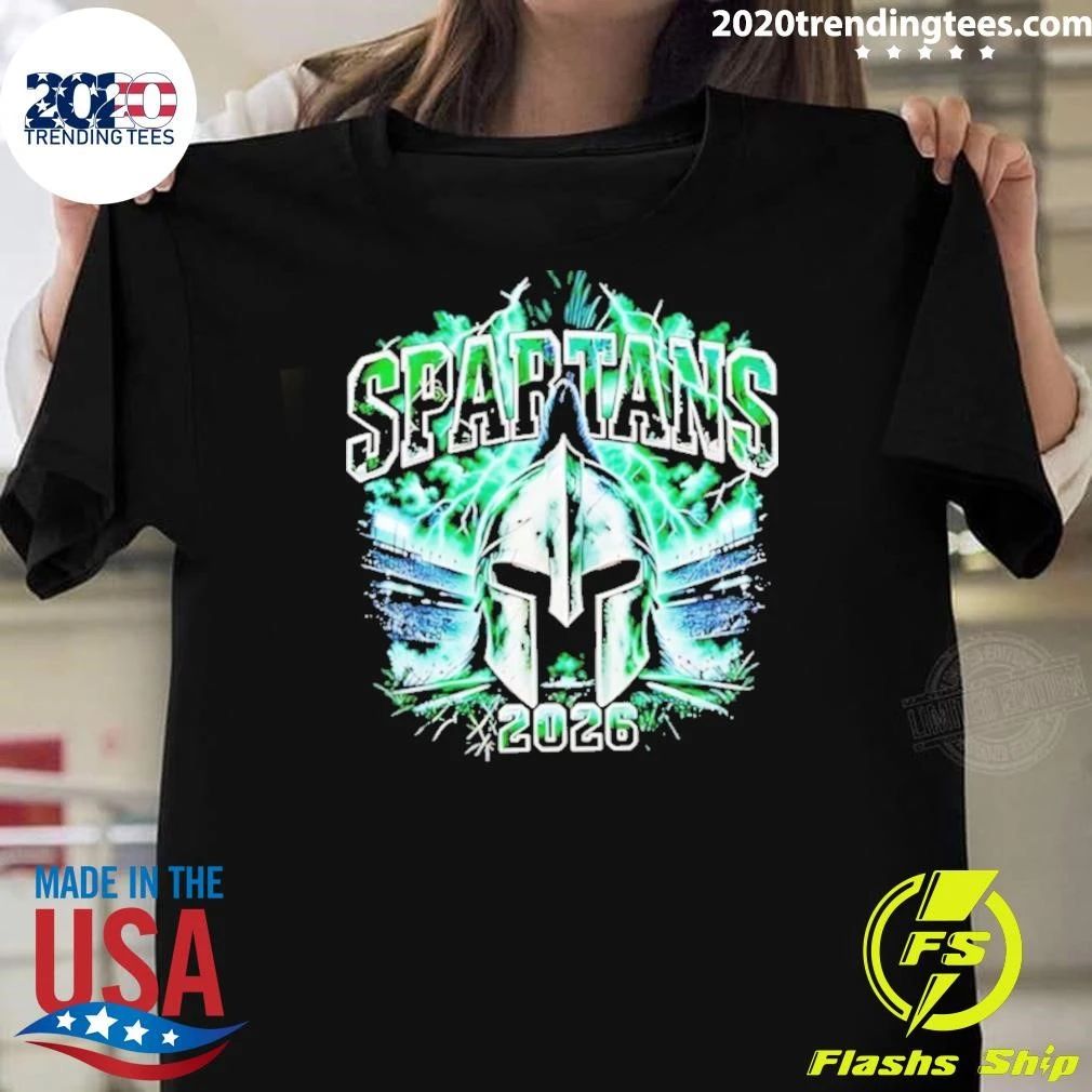 Spartans 2026 Football Helmet Shirt