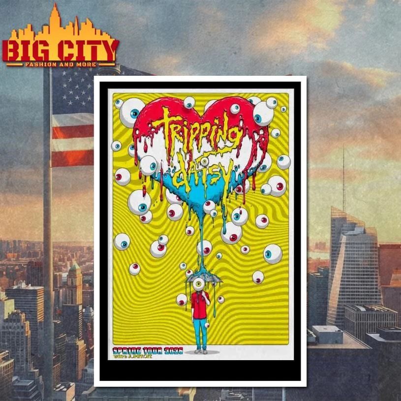 Tripping Daisy Spring Tour 26 Poster Shirt