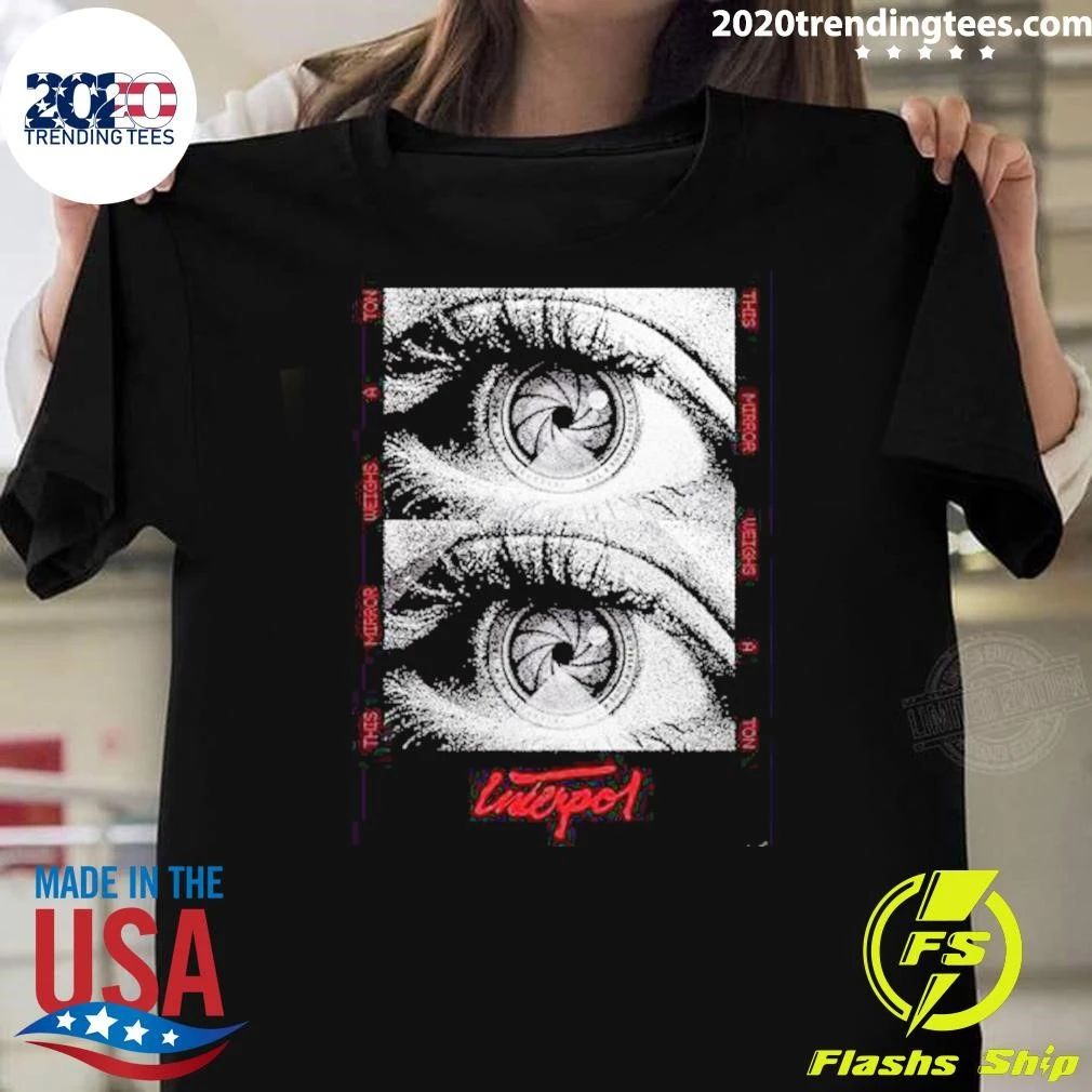 Interpol This Mirror Weighs A Ton Art By Shepard Fairey Obey Giant Shirt