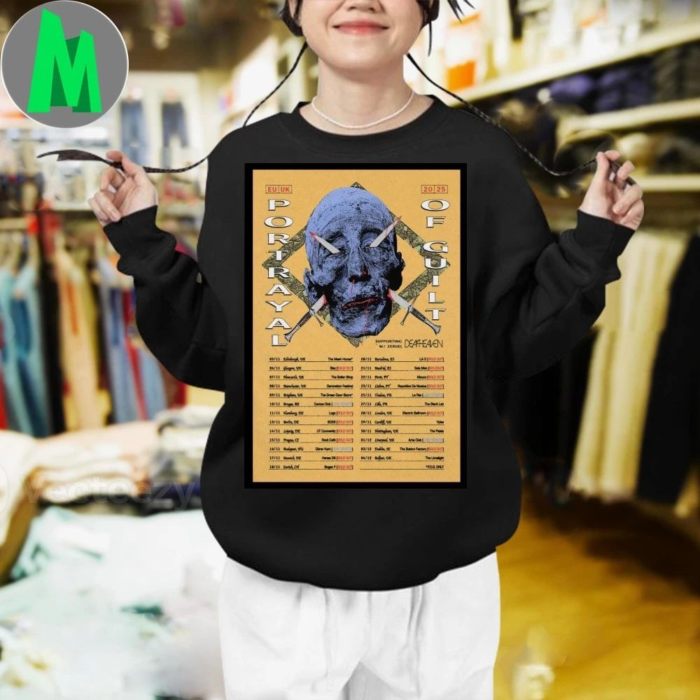 Portrayal Of Guilt Europe UK 2025 Poster Shirt