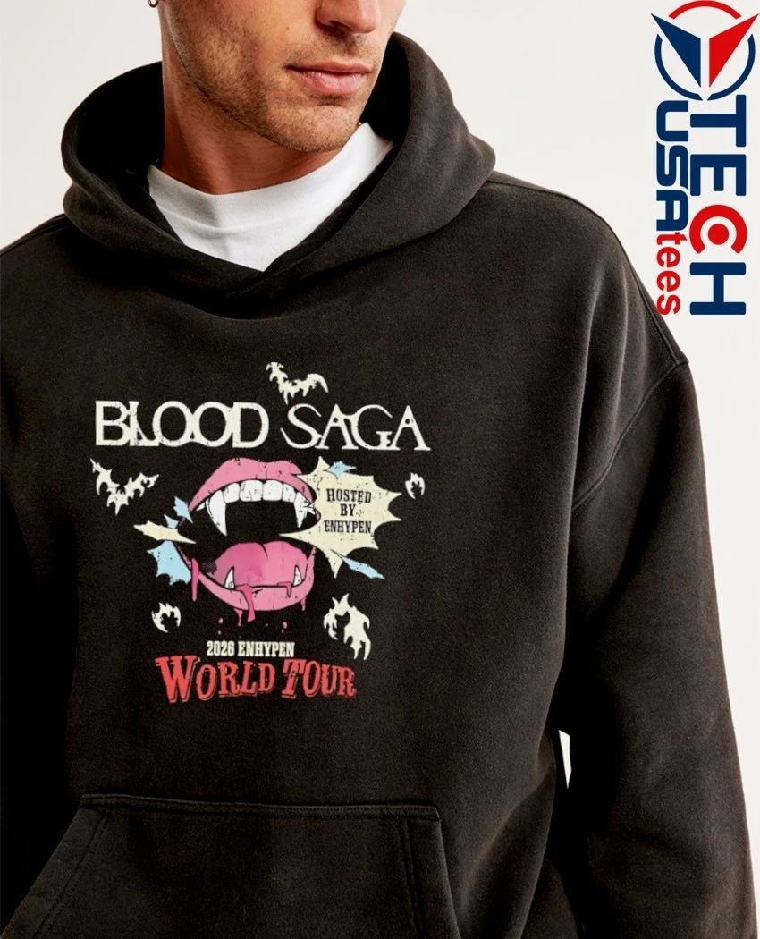 Blood Saga 2026 Enhypen World Tour shirt