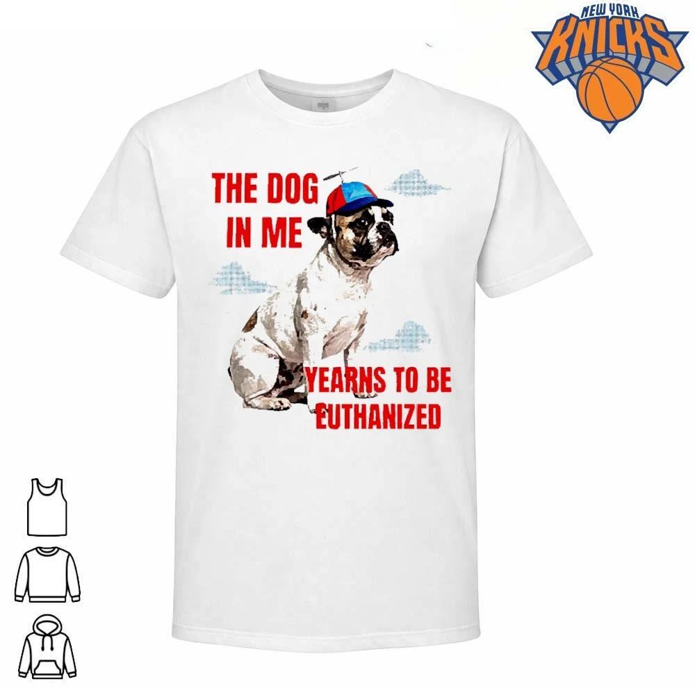 The Dog In Me Yearns To Be Euthanized Propeller Hat Frenchie Meme Shirt