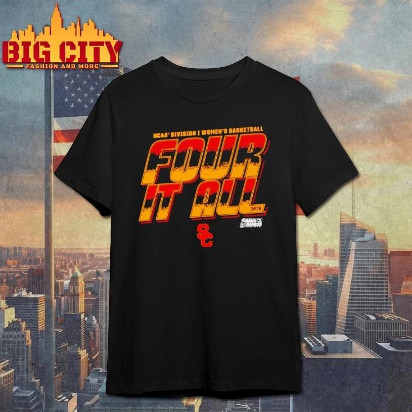 Usc Trojans 2026 Ncaa Division I Womens Basketball Four It All College Shirt