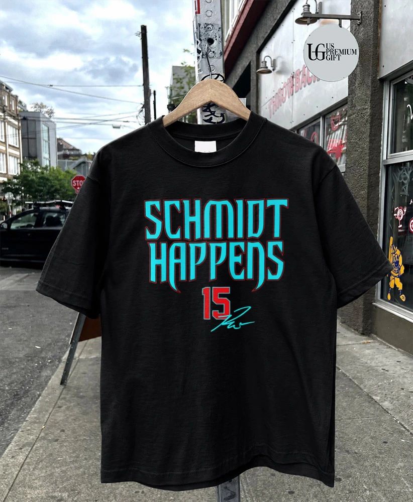 Schmidt Happens Ryan Waldschmidt No 15 Arizona Diamondbacks baseball signature shirt