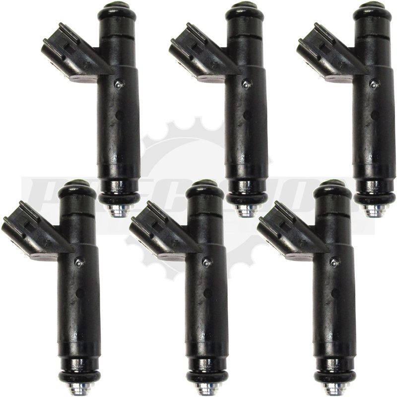 Set 6 Rebuilt 2001-2002 Genuine Mopar RL861238AA Siemens 04861238AA 3.8L V6 Fuel Injectors
