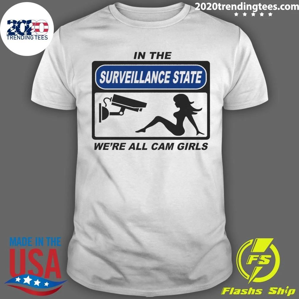 In the Surveillance State We’re All Cam Girls Baby Tee Shirt