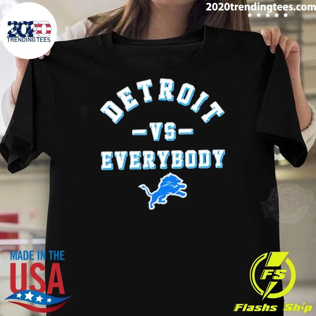 Detroit Lions Vs Everybody 2026 Logo Shirt
