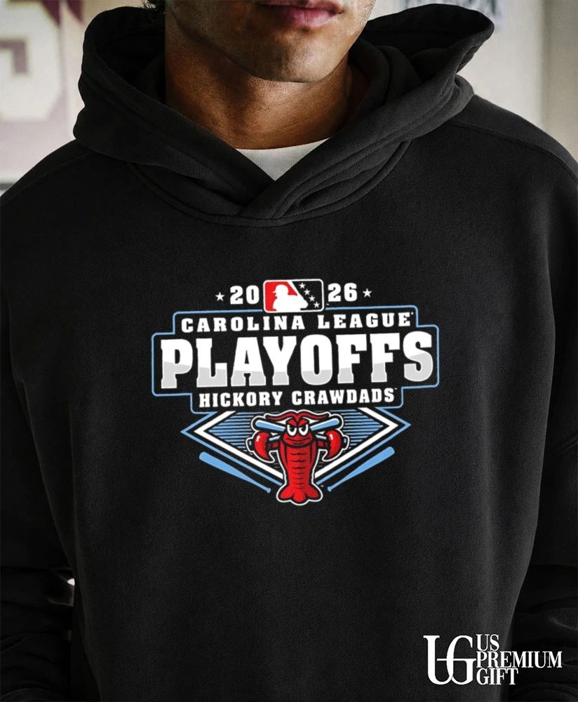 Hickory Crawdads Carolina League Baseball Playoffs 2026 shirt