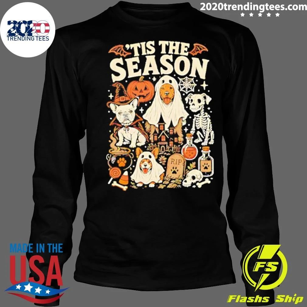 Tis The Season Halloween Dog Shirt