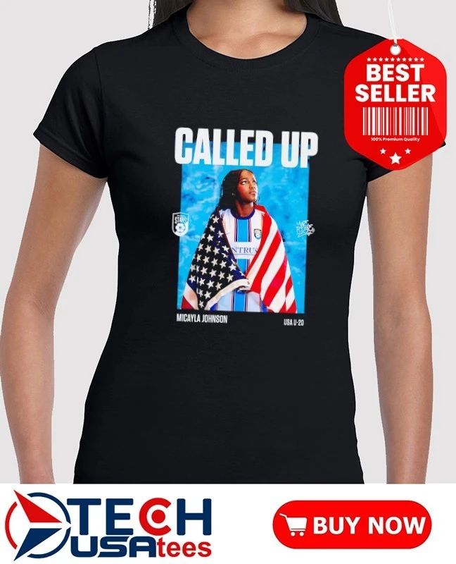 Micayla Johnson called up Chicago Stars FC United States flag shirt