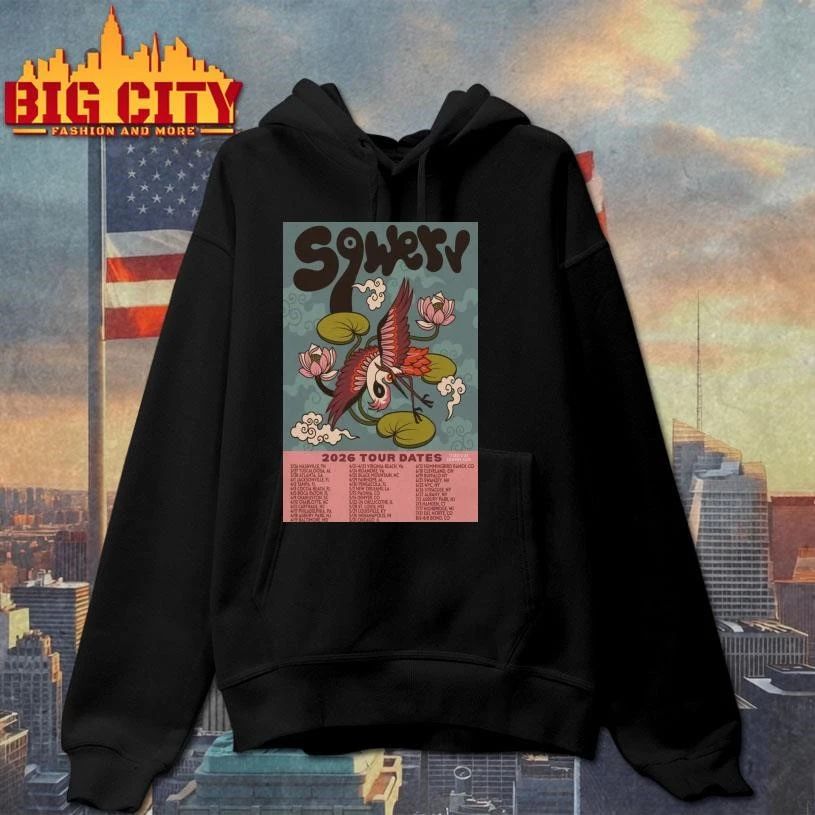 Sqwerv Summer Tour 2026 Poster Shirt