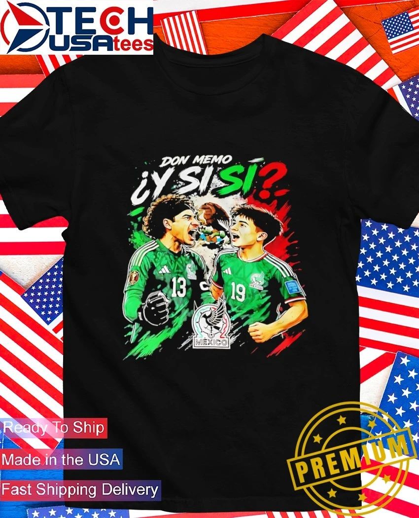 G. Ochoa and Gilberto Mora Mexican Soccer Don Memo shirt