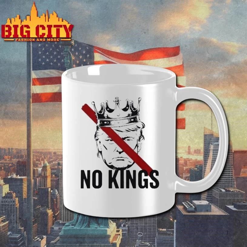 No Kings No Crowns Anti-Trump Head Shirt