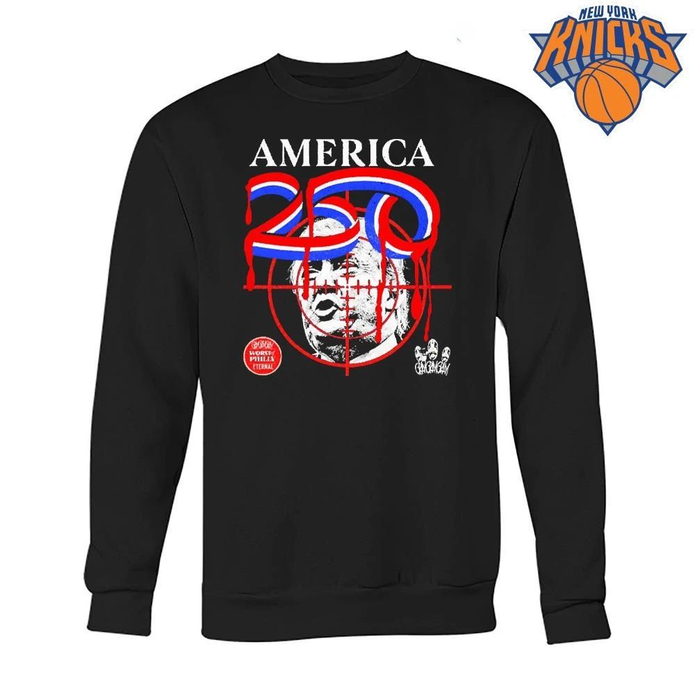 Donald Trump America 250 Crosshair Target Worst of Philly Eternal Vintage Shirt