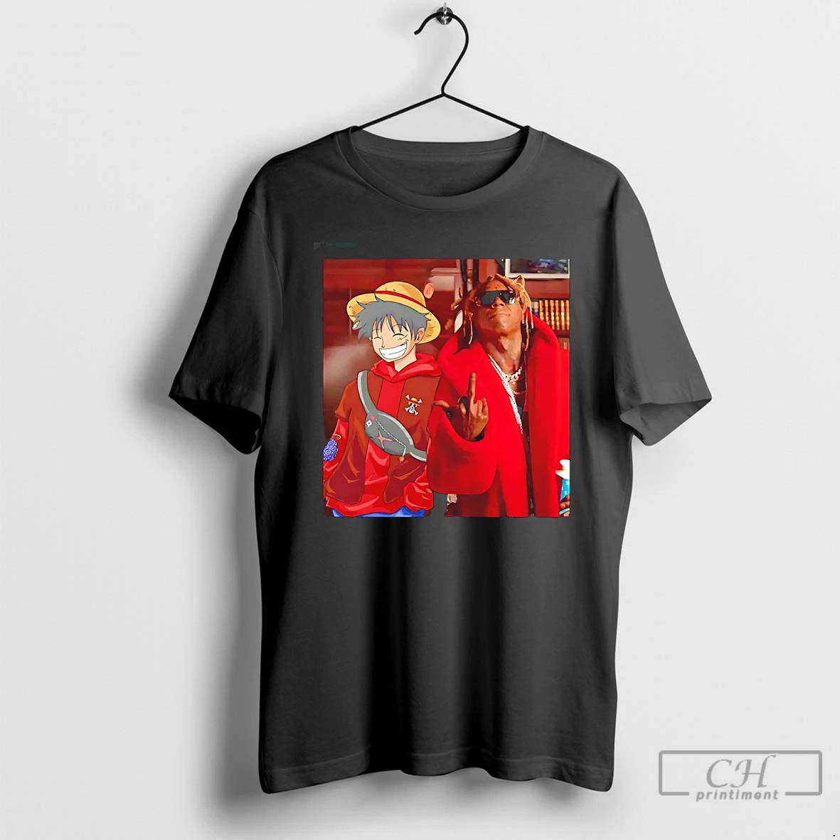Classic Lil Gum Monkey D Luffy And Rapper Graphic