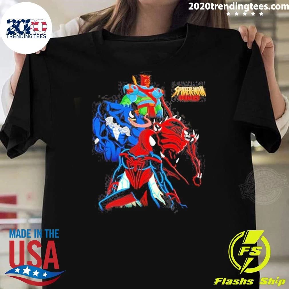 Spider-man Unlimited Spider-man Venom Carnage Comics Shirt