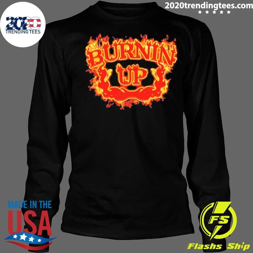 Burnin Up Vintage Flames Shirt