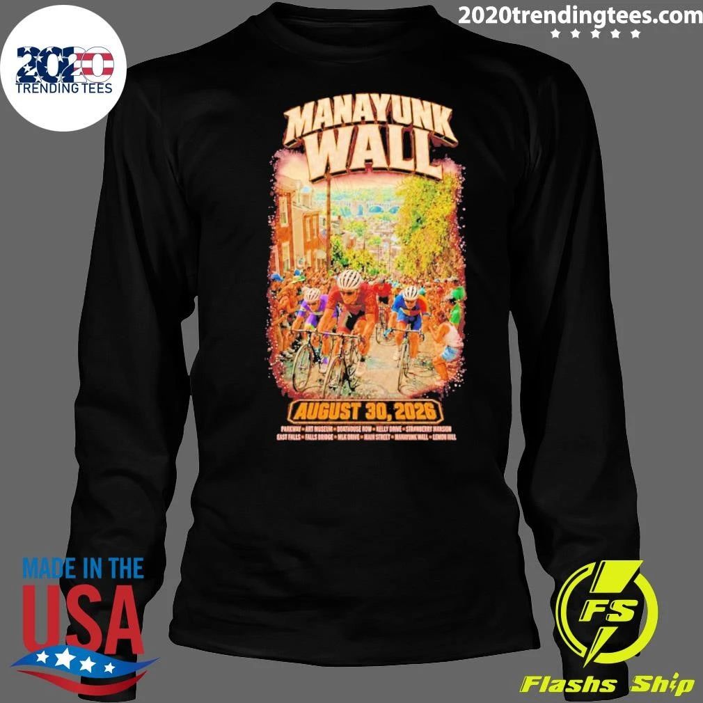 Manayunk Wall 2026 Commemorative Philadelphia Shirt