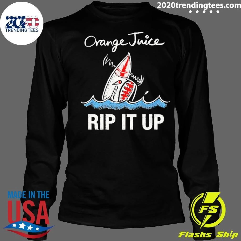 Orange Juice Rip It Up Punk Rock Music Shirt