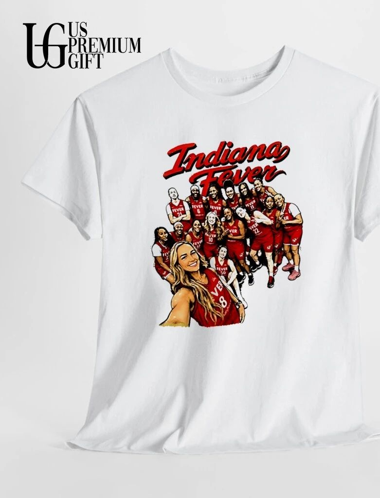 Caitlin Clark Sophie Cunningham Indiana Fever Selfie Team shirt