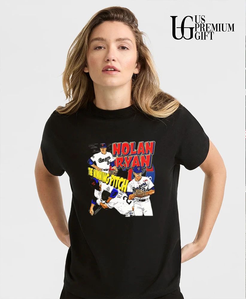 Nolan Ryan Texas Rangers Baseball The Winning Pitch shirt