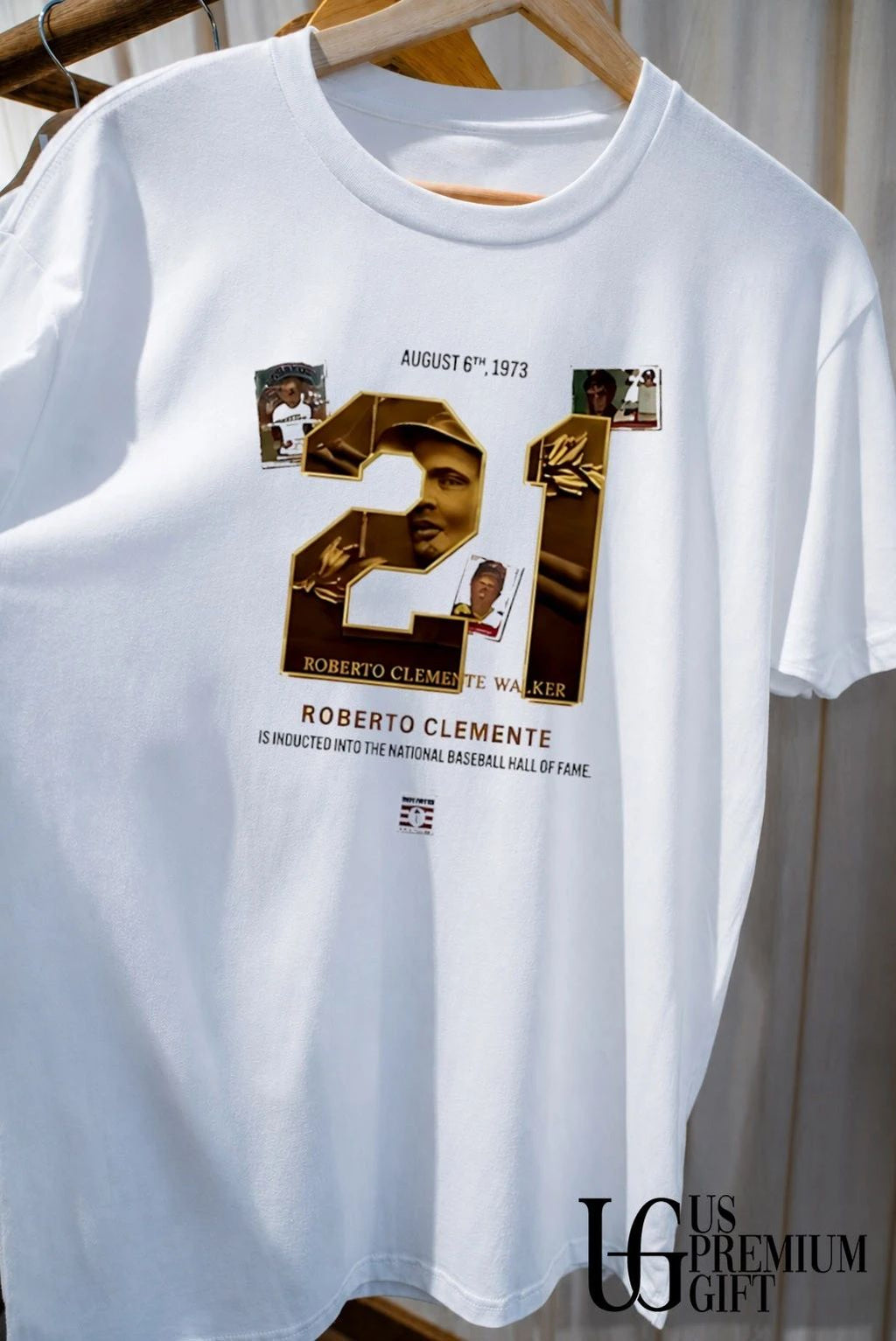 Roberto Clemente walker The Great One Hall of Fame shirt