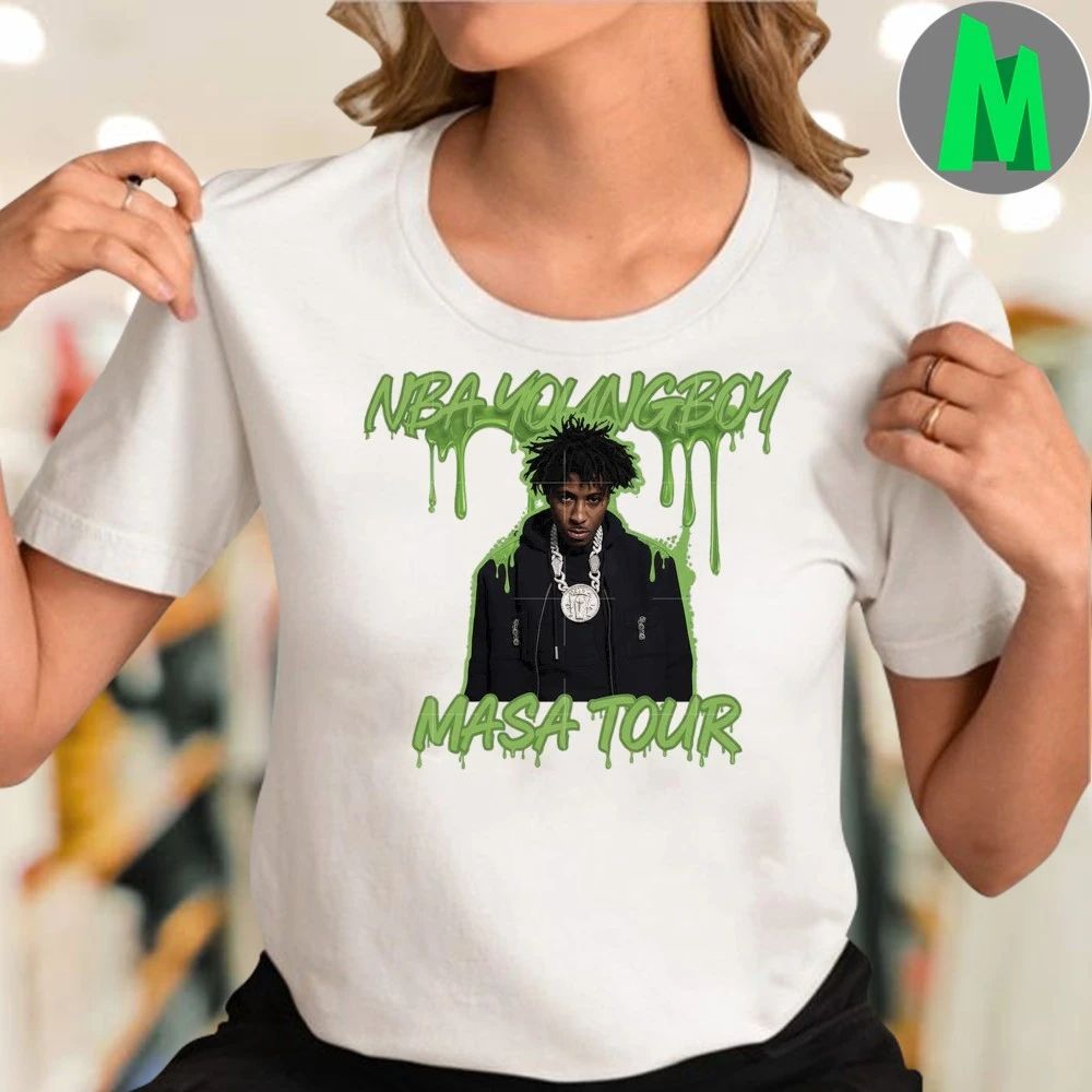 NBA YoungBoy Masa Tour 2025 Shirt