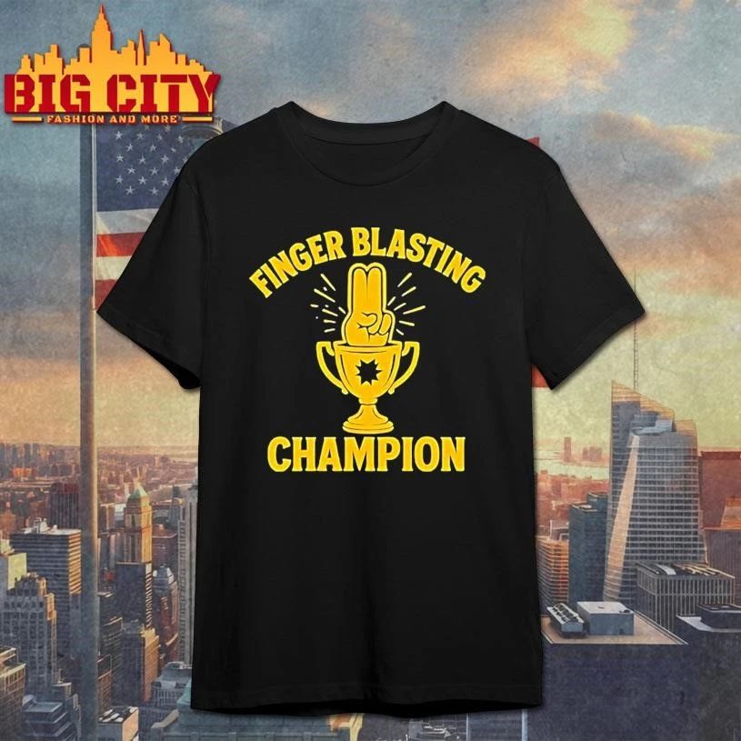 Finger Blasting Champion Graphic Shirt