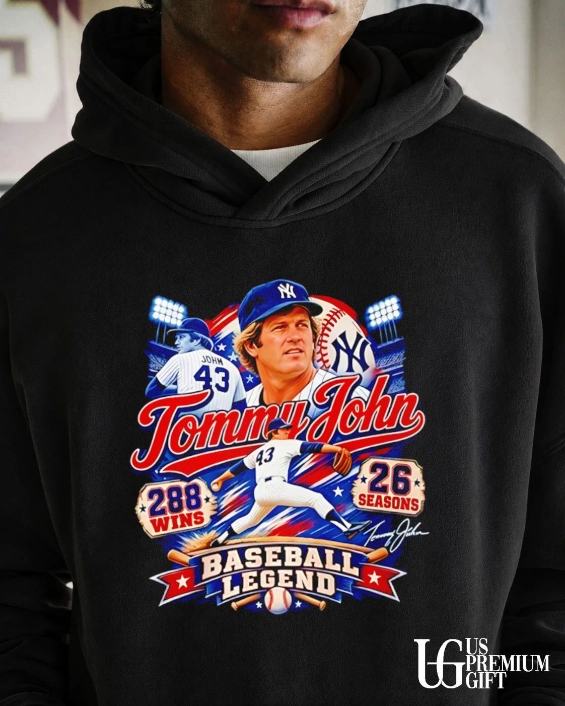 Tommy John 288 Wins 26 Seasons Baseball Legend shirt