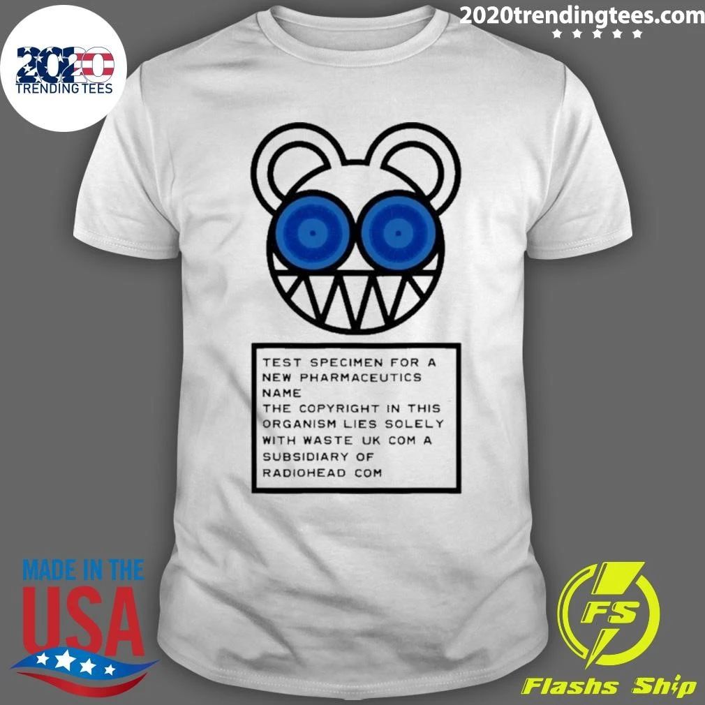 Waste Bear Radiohead Test Specimen Organism Shirt